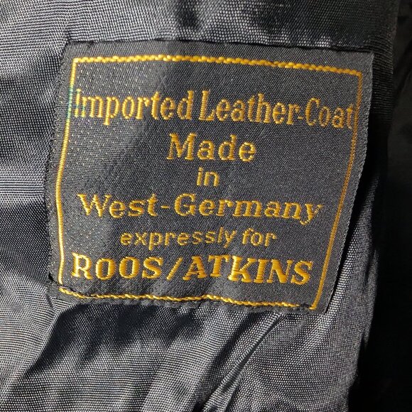 Vintage Women's Imported Leather Coat Made In West Germany - Picture 7 of 13